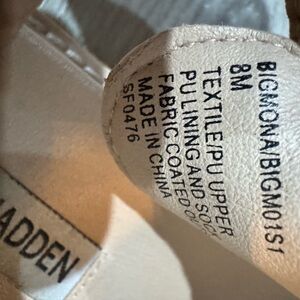 Steve Madden Cream Mules Sleek and Stylish